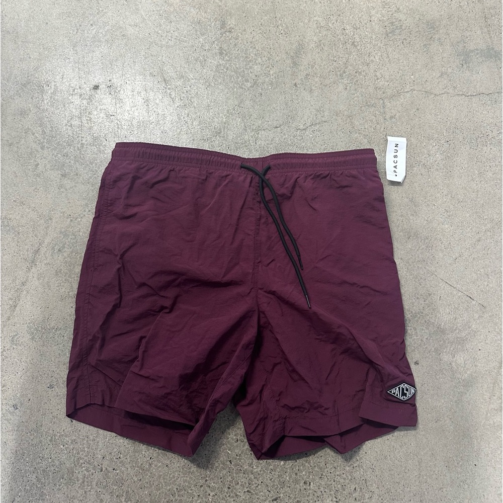 Pacsun maroon shorts
